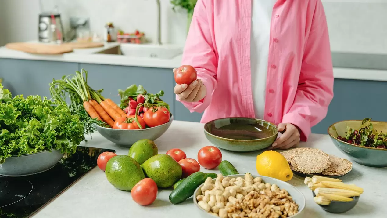 Gemüse und Obst zum Abnehmen